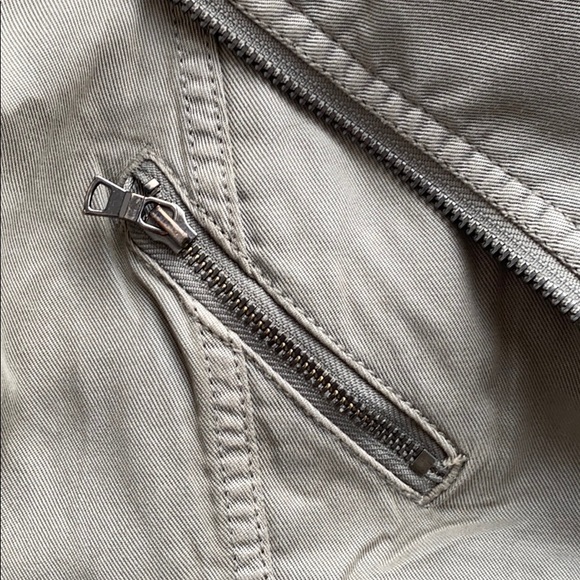 NWT Anthropologie Moto Army Green Jacket - Picture 6 of 7